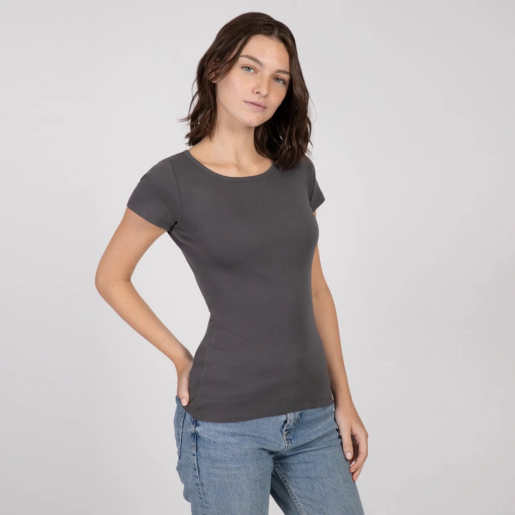 3 Pack - Women's Organic Pima Cotton T-Shirts