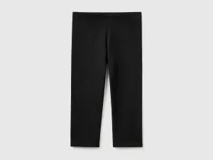 3/4 leggings in stretch cotton