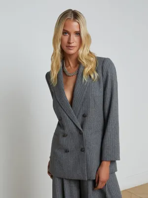 Aimee Pinstriped Blazer