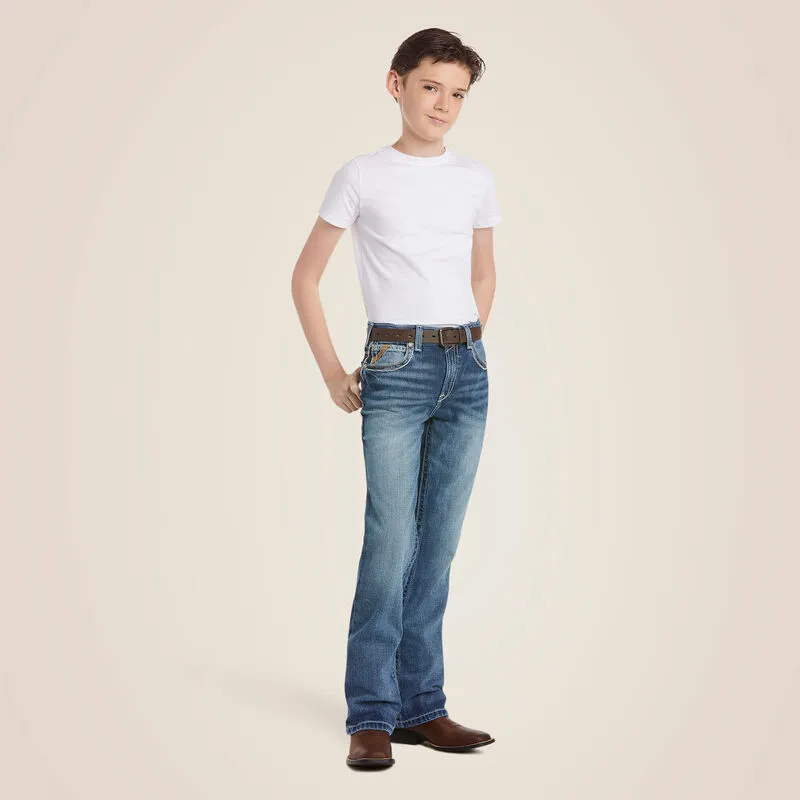 Ariat BOYS B4 Relaxed Coltrane Boot Cut Jean Style No. 10021160