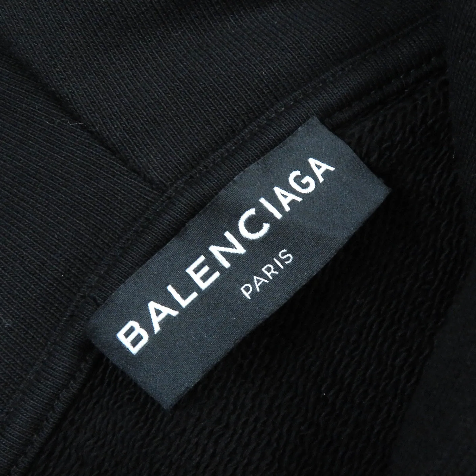 Balenciaga Cotton Back Logo Oversized Pullover