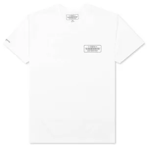 Bar & Shield S/S C-Tee - White