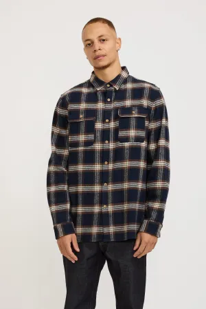 Blanket Flannel Shirt Smoke Blue