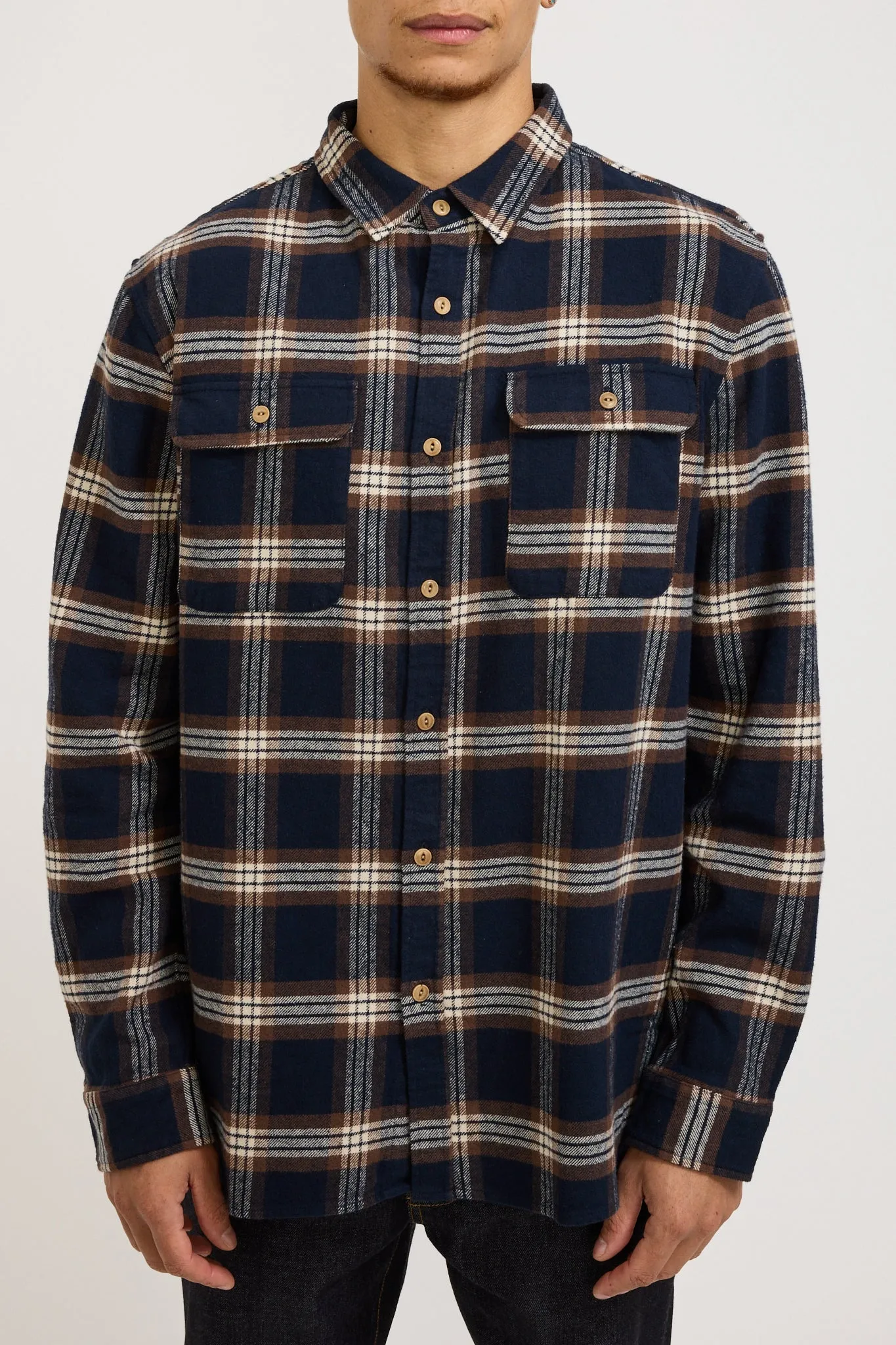 Blanket Flannel Shirt Smoke Blue