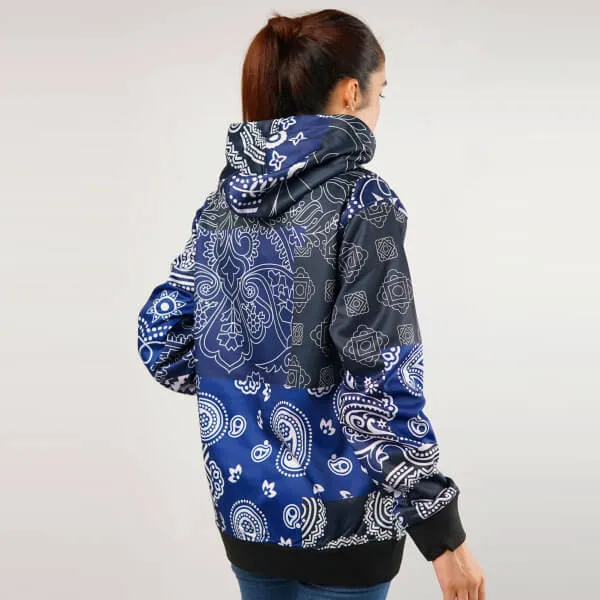 Blue Bandana UNISEX HOODIE