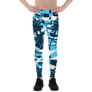 Blue Surf Tropical Men's Leggings