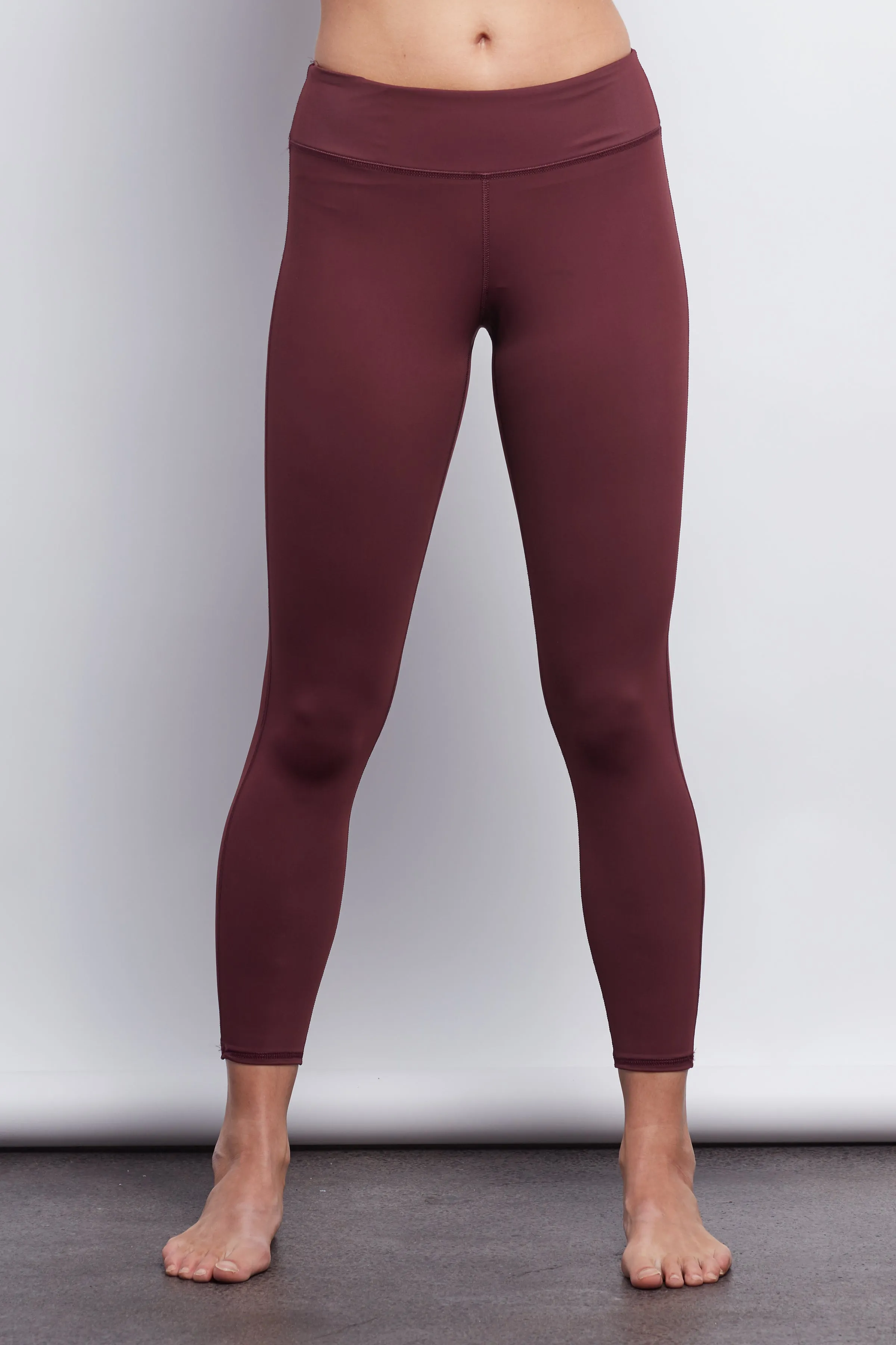 Burgundy Sculpt 7/8 Legging