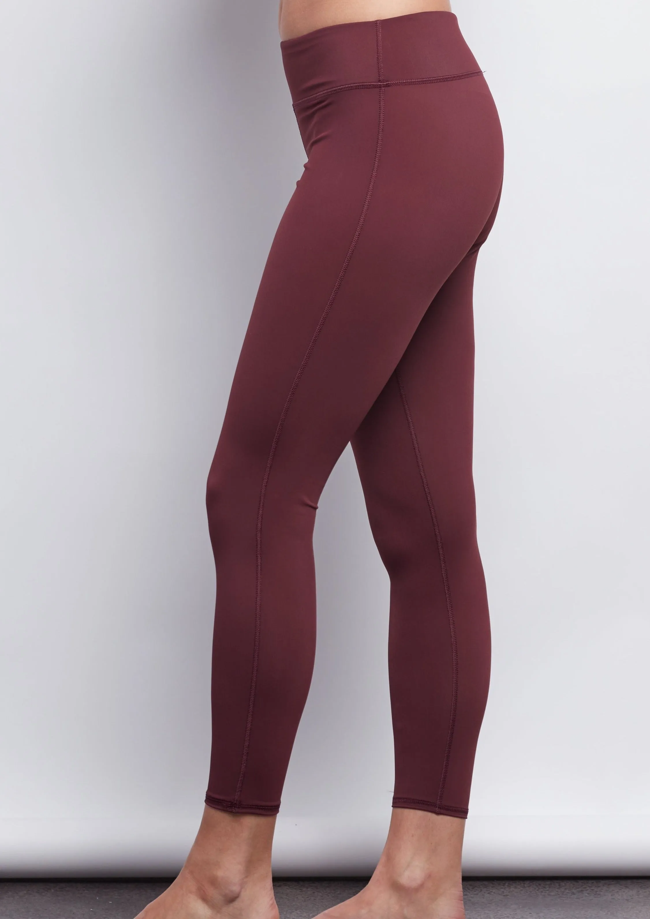 Burgundy Sculpt 7/8 Legging