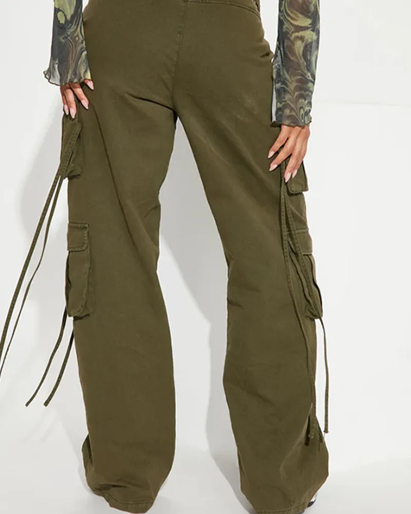 Casual Multi-Pocket Loose Pants