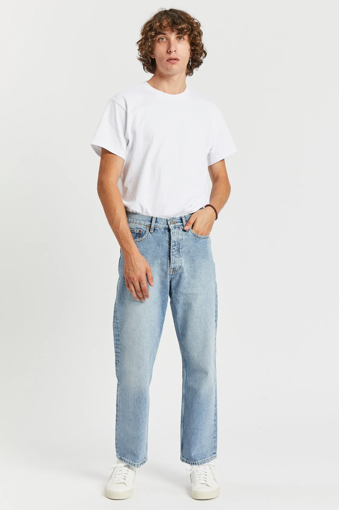 Dash Straight Jeans - Stone Cast Blue