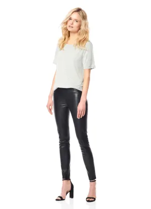 ECRU Porcini Leather Legging