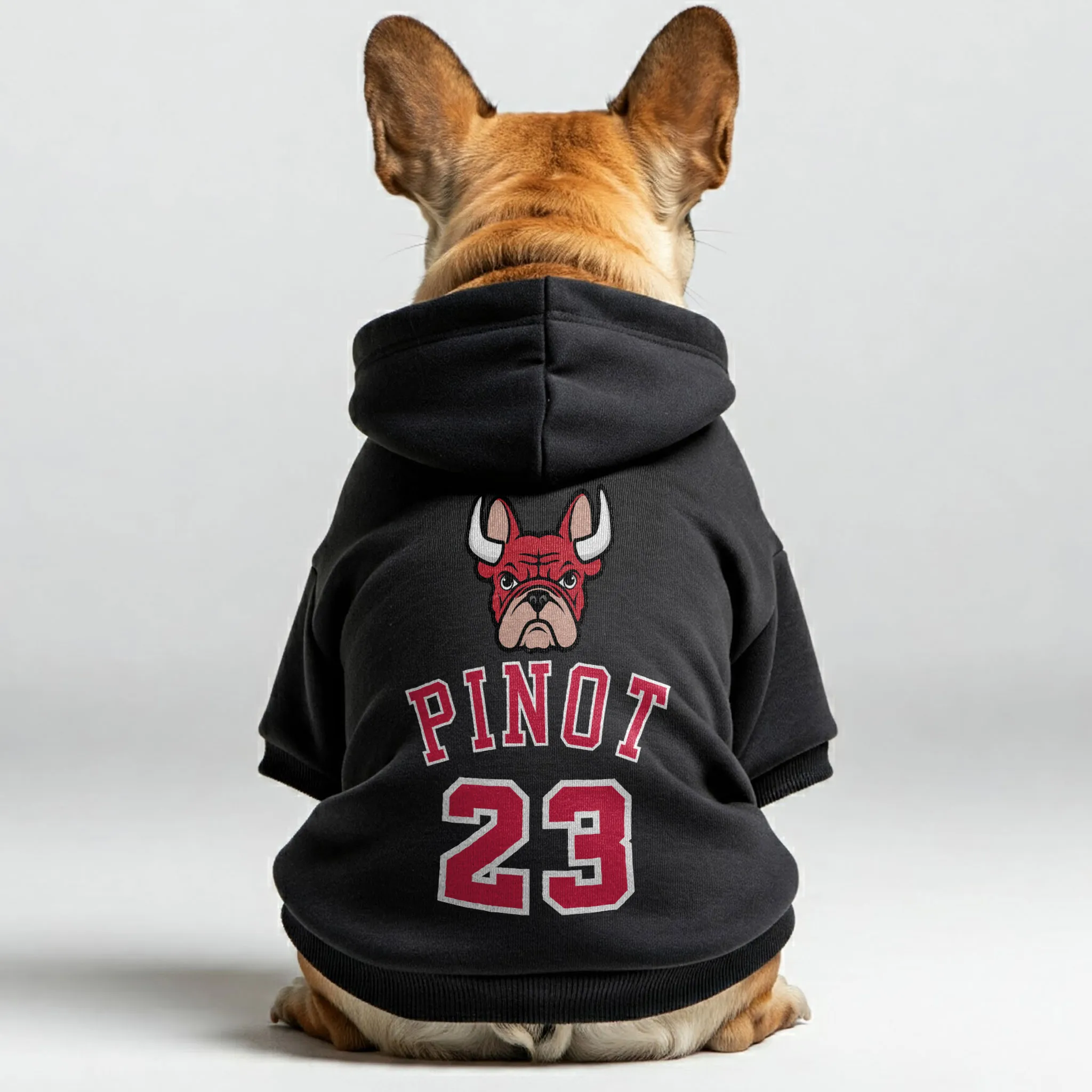 French Bulls - Personalized French Bulldog Hoodies with Custom Name and Number – Stylish, Cozy, and Premium 100% Cotton