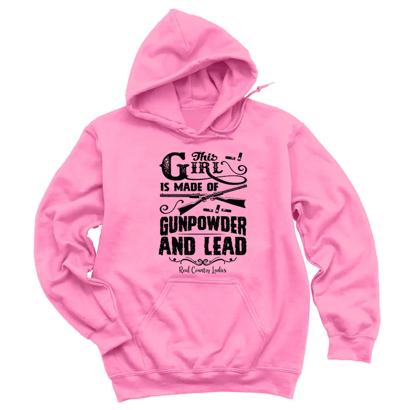 Gunpowder And Lead Black Print Hoodies & Long Sleeves