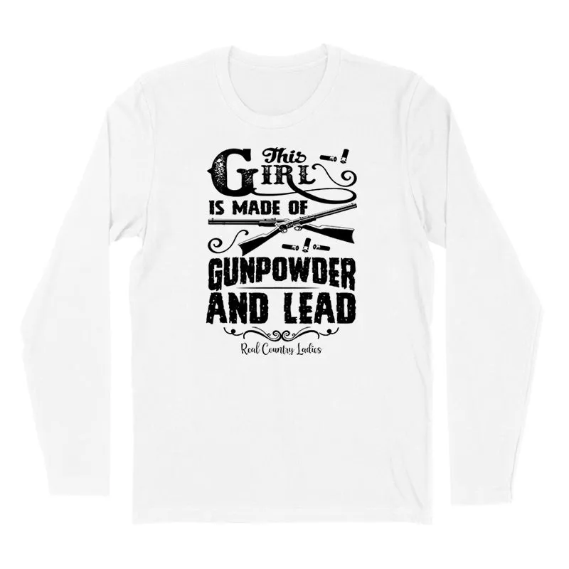 Gunpowder And Lead Black Print Hoodies & Long Sleeves