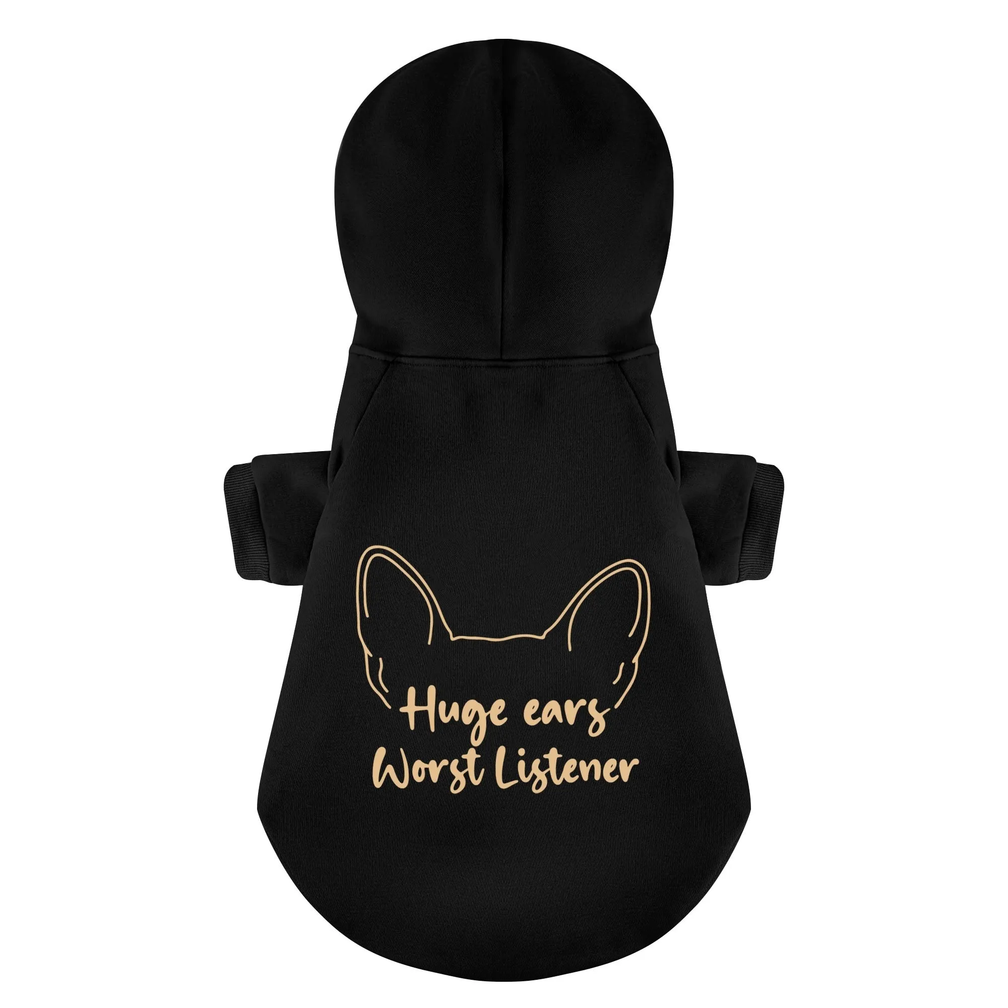 Huge Ears - Personalized French Bulldog Hoodies with Funny Quotes – Stylish, Cozy, and Premium 100% Cotton