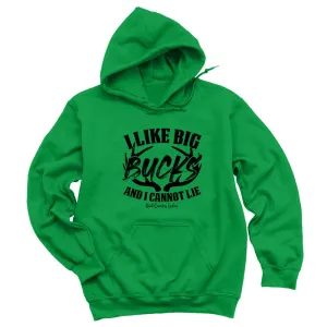 I Like Big Bucks Black Print Hoodies & Long Sleeves