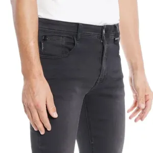 Jeans Hombre Skinny Cropped Tiro Medio Storm Elastic Cinco Bolsillos