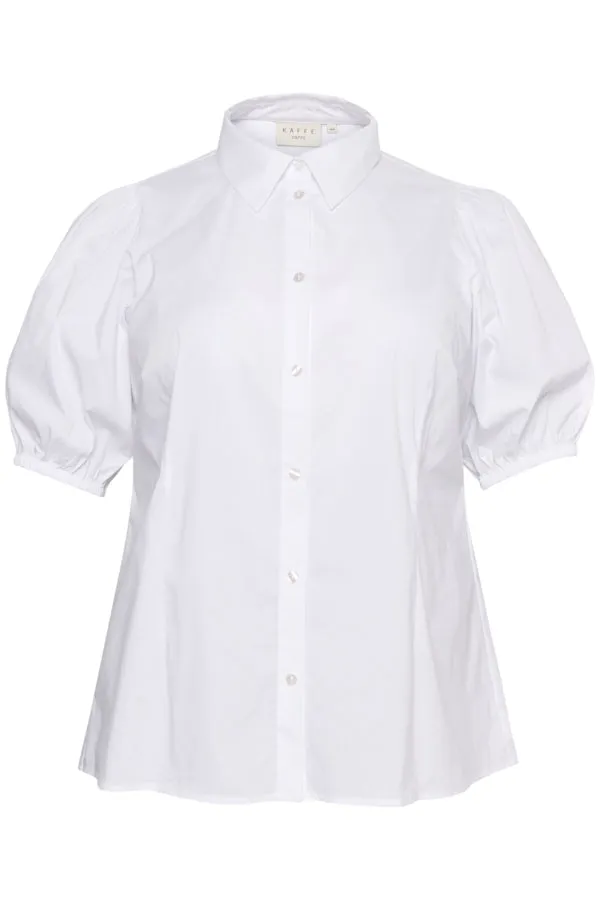 Kaffe Curve Nicola Shirt in White