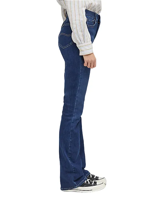 Lee pantalone jeans da donna ultra comfort a zampa 112333221 eclipse