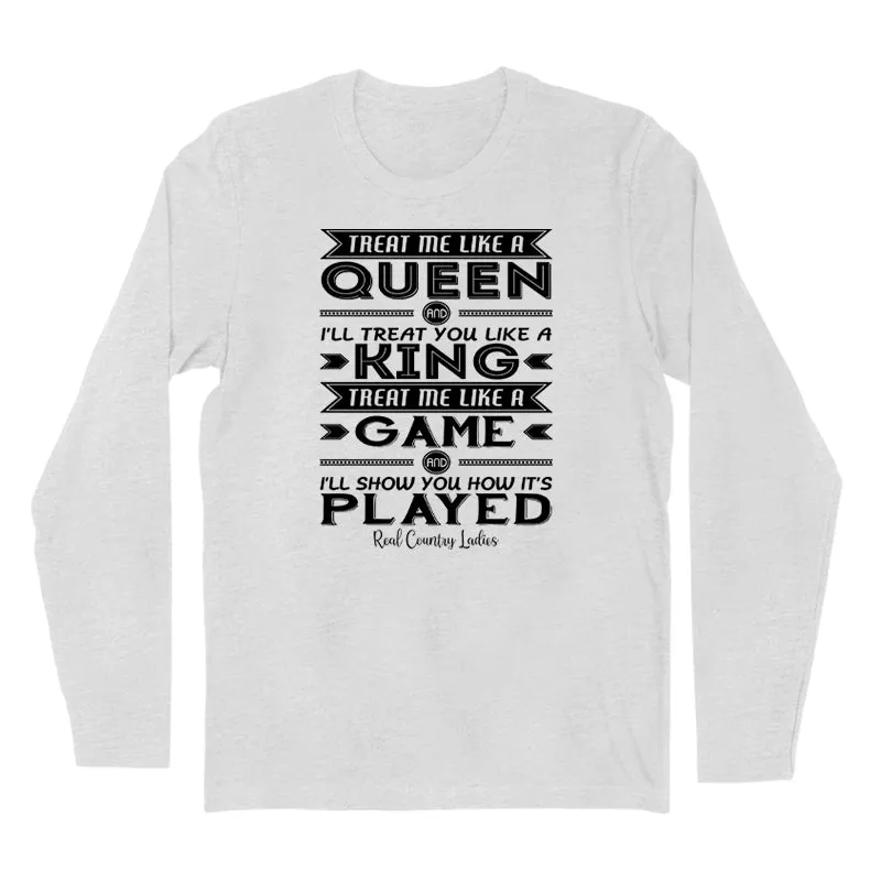 Like A Queen Black Print Hoodies & Long Sleeves