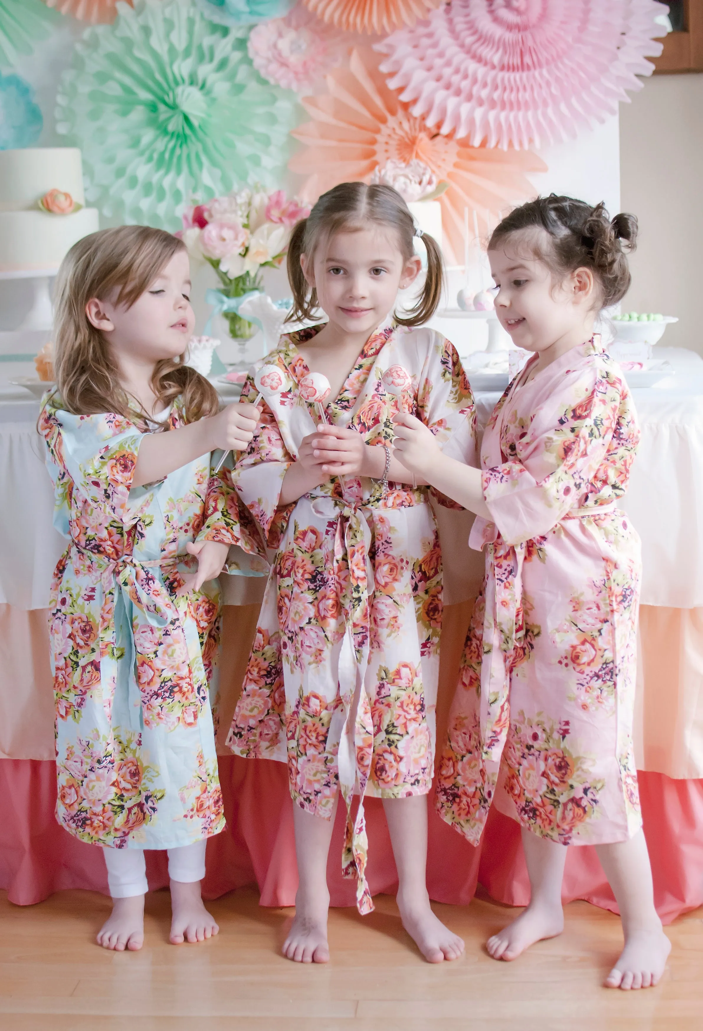 Little Girl Robes - Kids Spa party robes