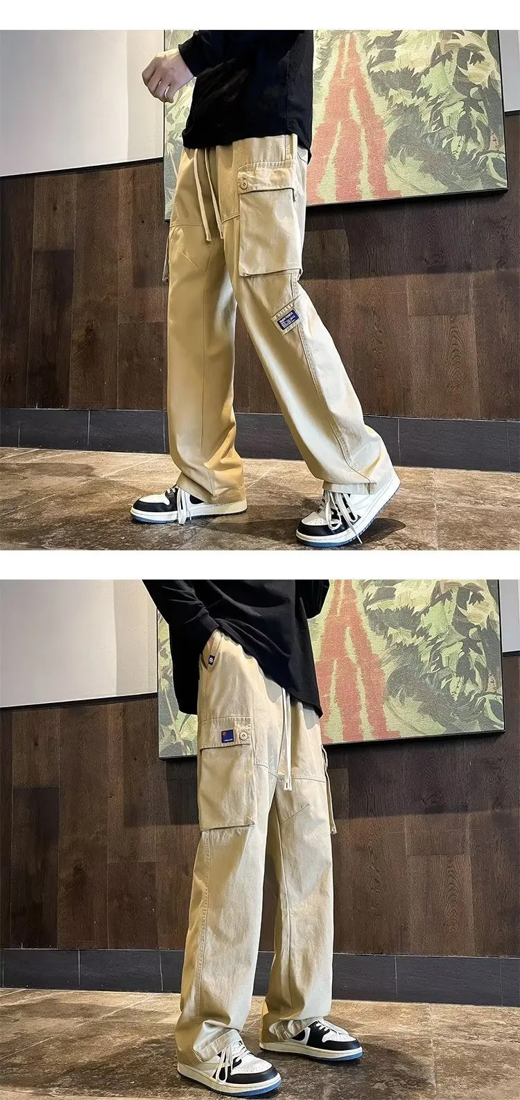 Men's Thin Multi-pocket Casual Pants