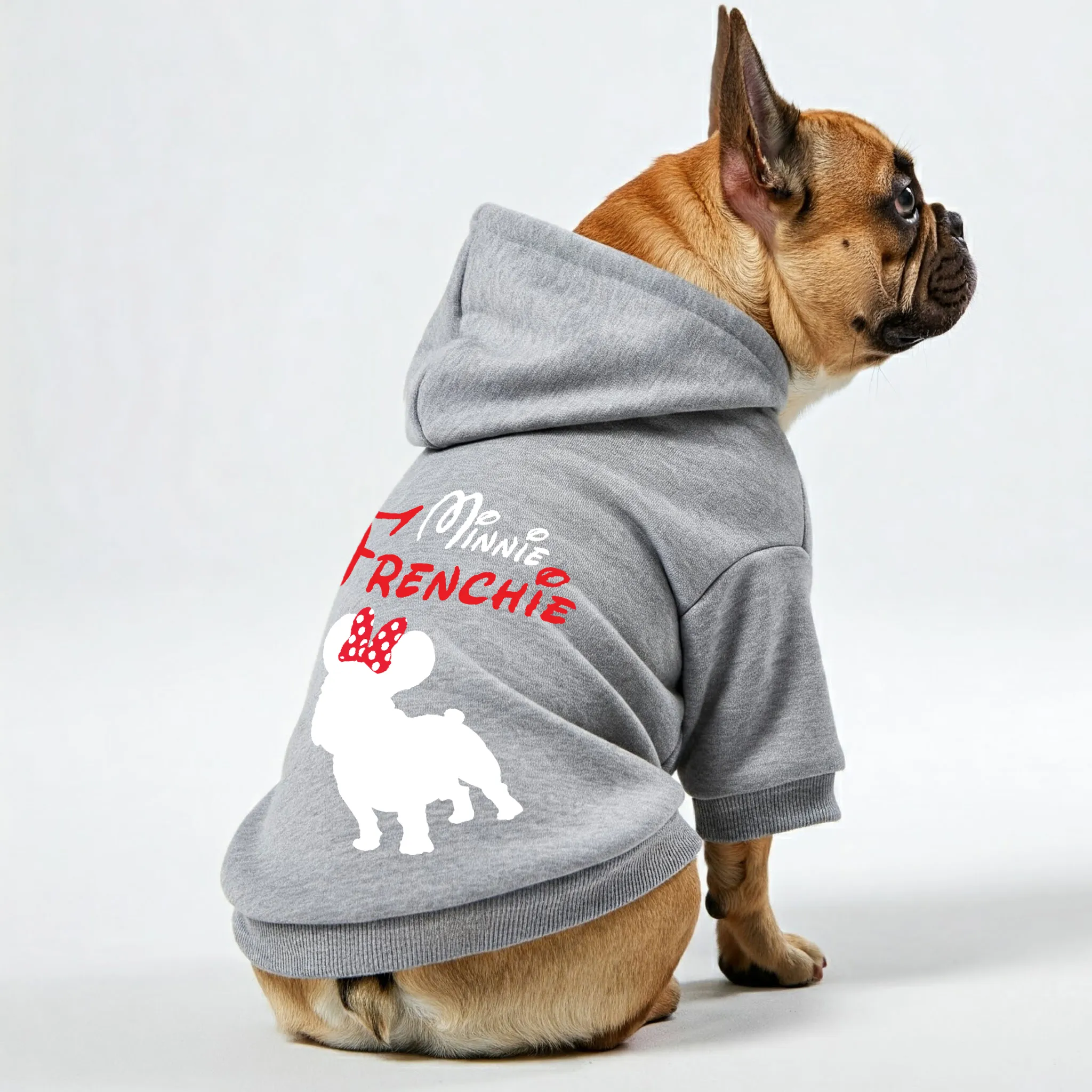 Minnie Frenchie - Personalized French Bulldog Hoodies with Funny Quotes – Stylish, Cozy, and Premium 100% Cotton