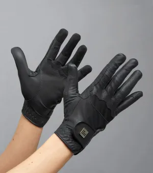 Mizar Ladies Leather Riding Gloves Black