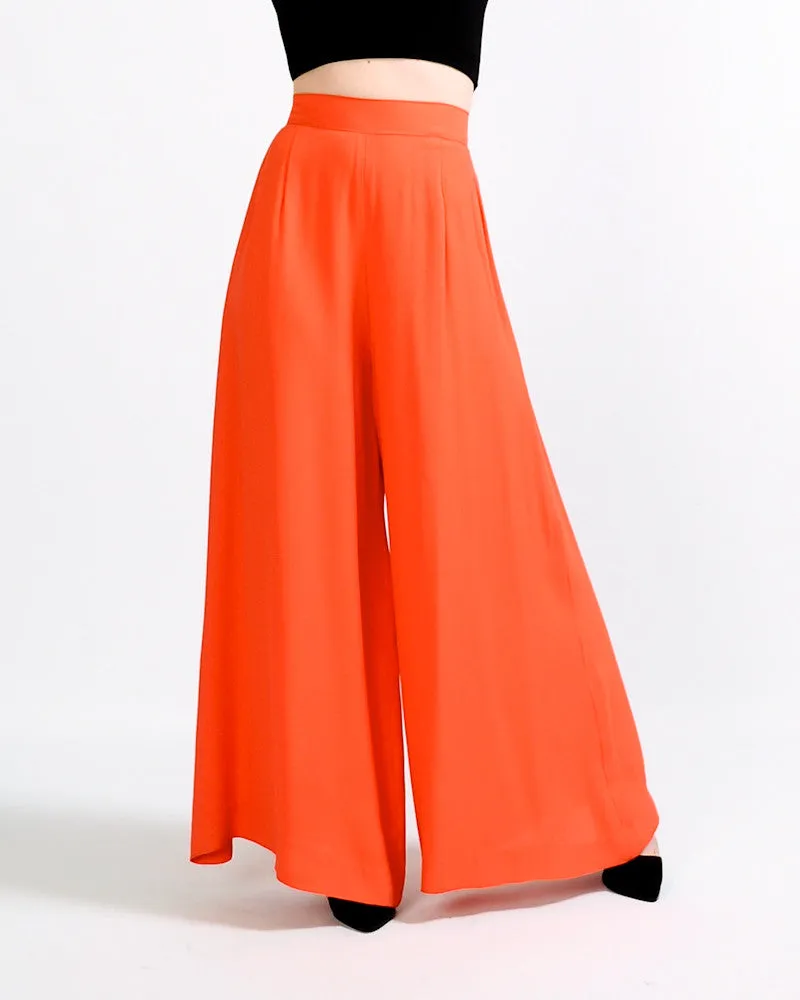 Neon Tangerine Palazzo Pants