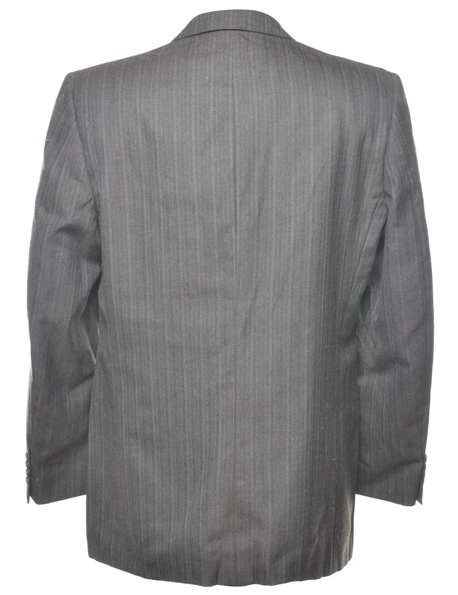 Pinstriped Blazer - L