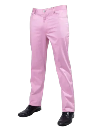 Prestige Pink Men's Jeans Classic-Fit Stretch Material