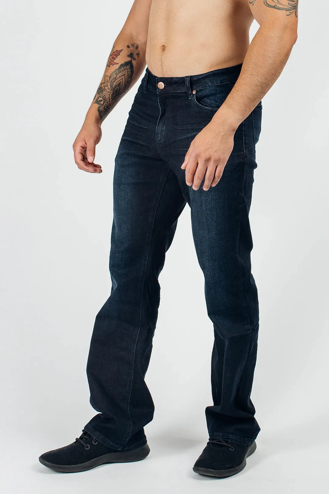 Relaxed Athletic Fit Jeans