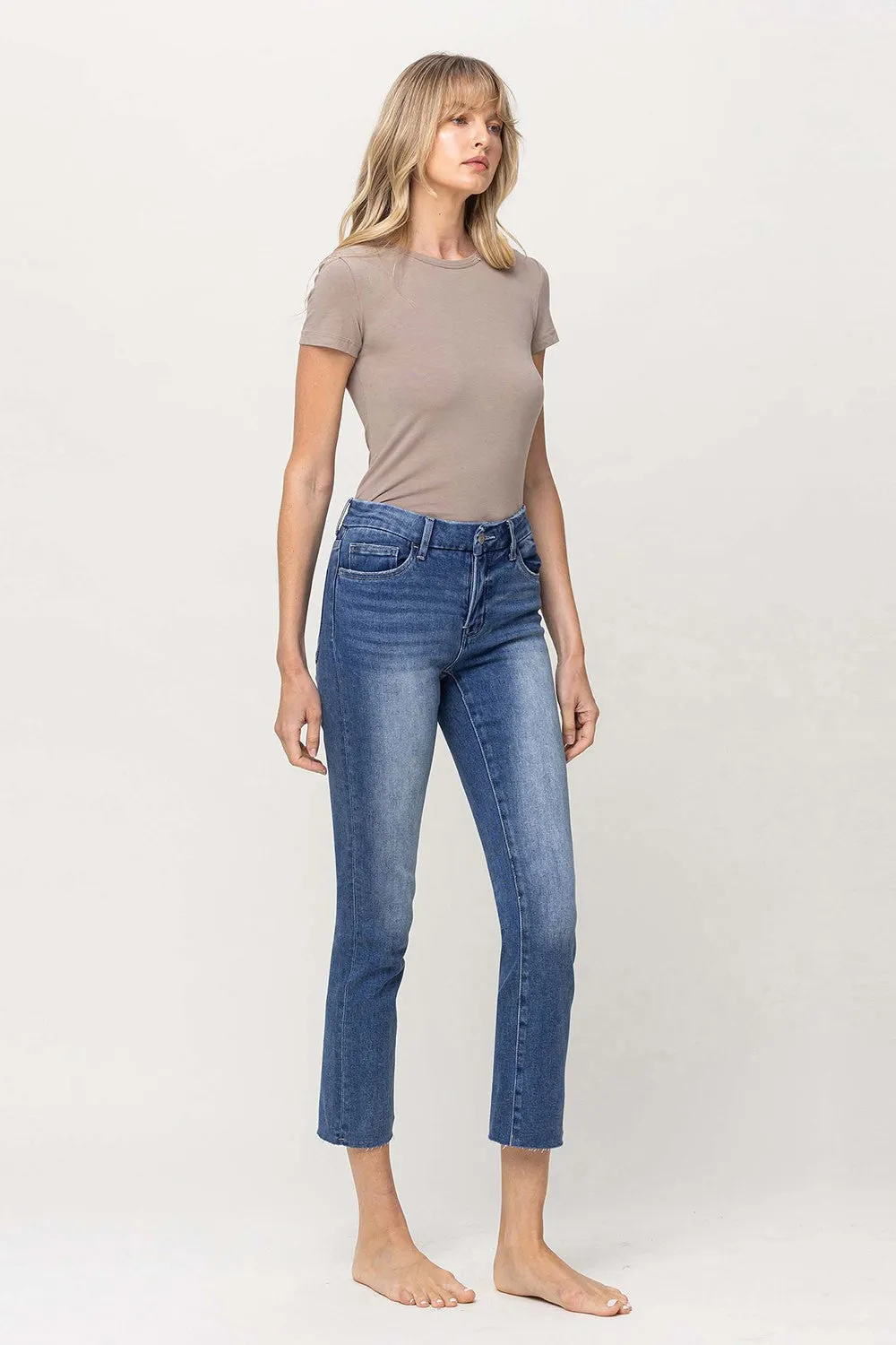 Rose Cropped Jeans