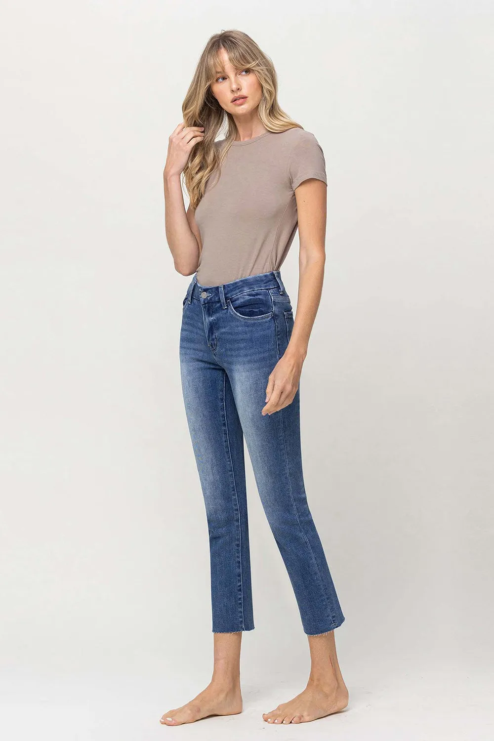 Rose Cropped Jeans