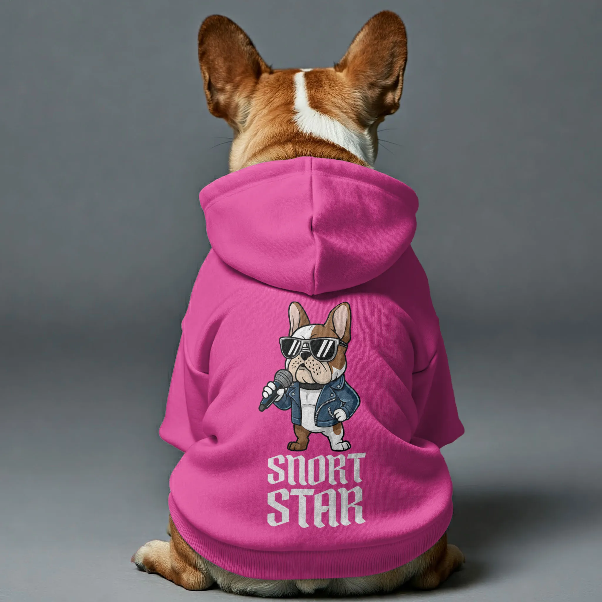 Snort Star - Personalized French Bulldog Hoodies with Funny Quotes – Stylish, Cozy, and Premium 100% Cotton