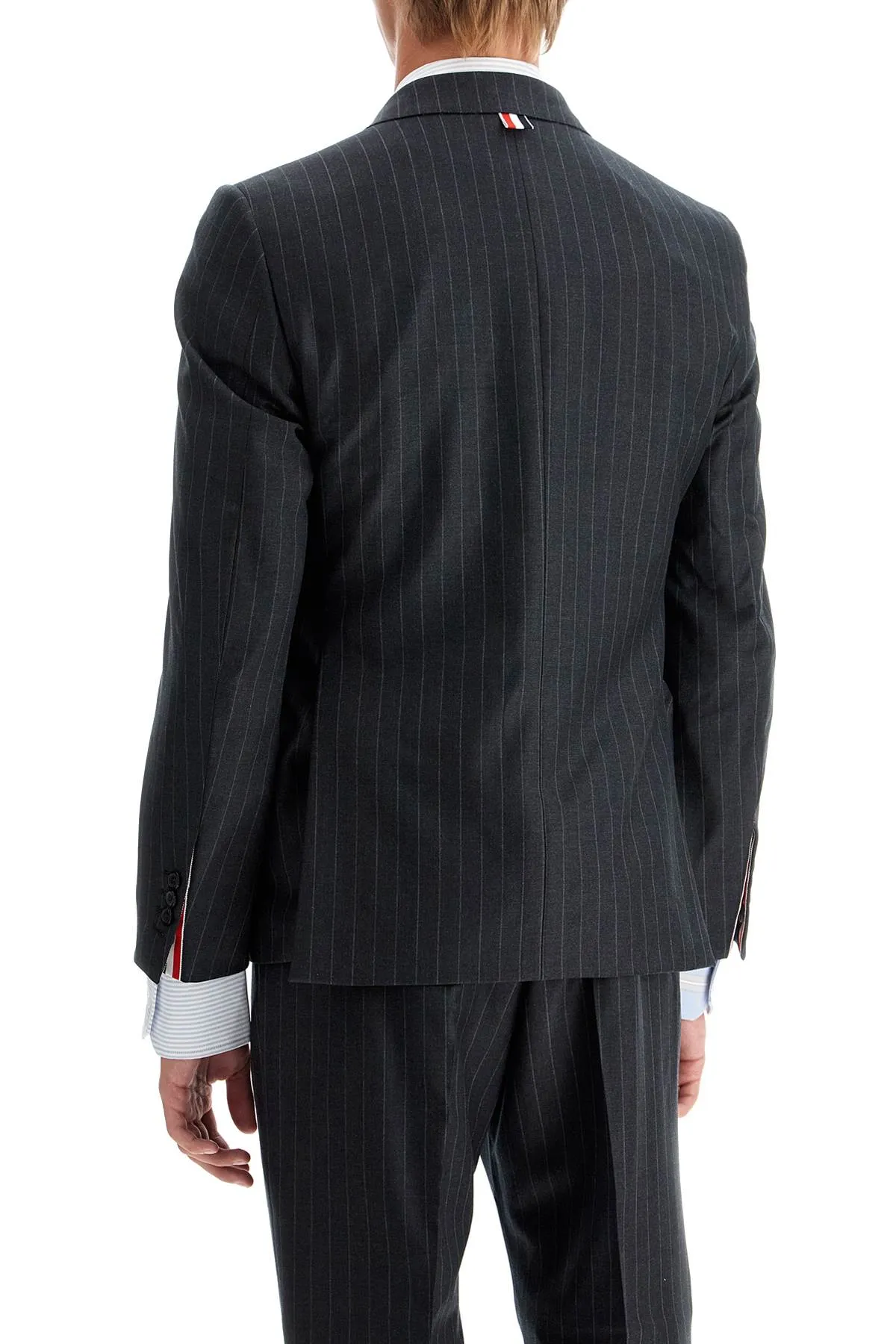 THOM BROWNE woolen pinstripe