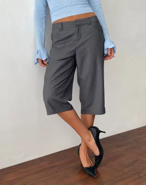 Tuni Capri Trouser in Tailoring Grey