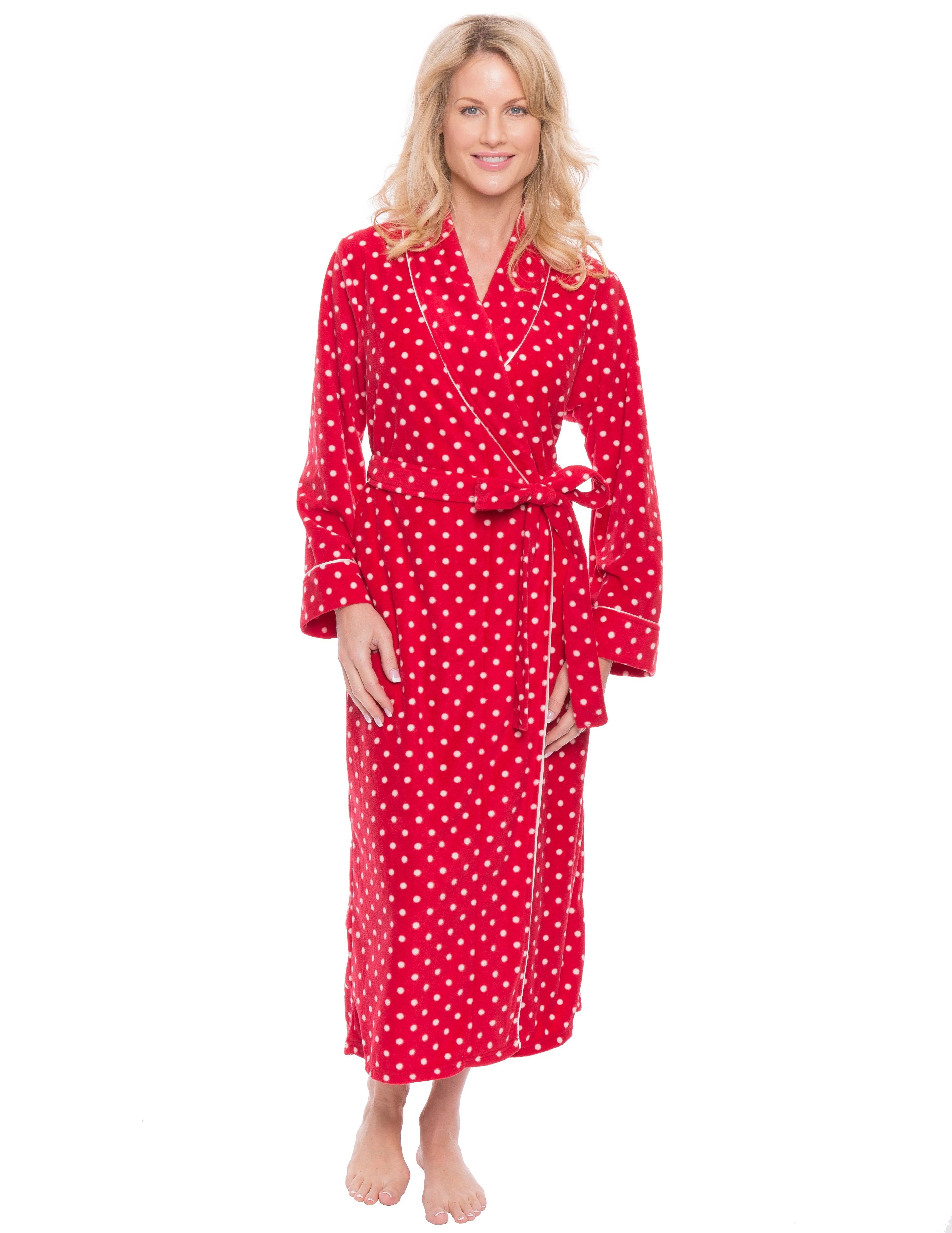 Womens Microfleece Robe