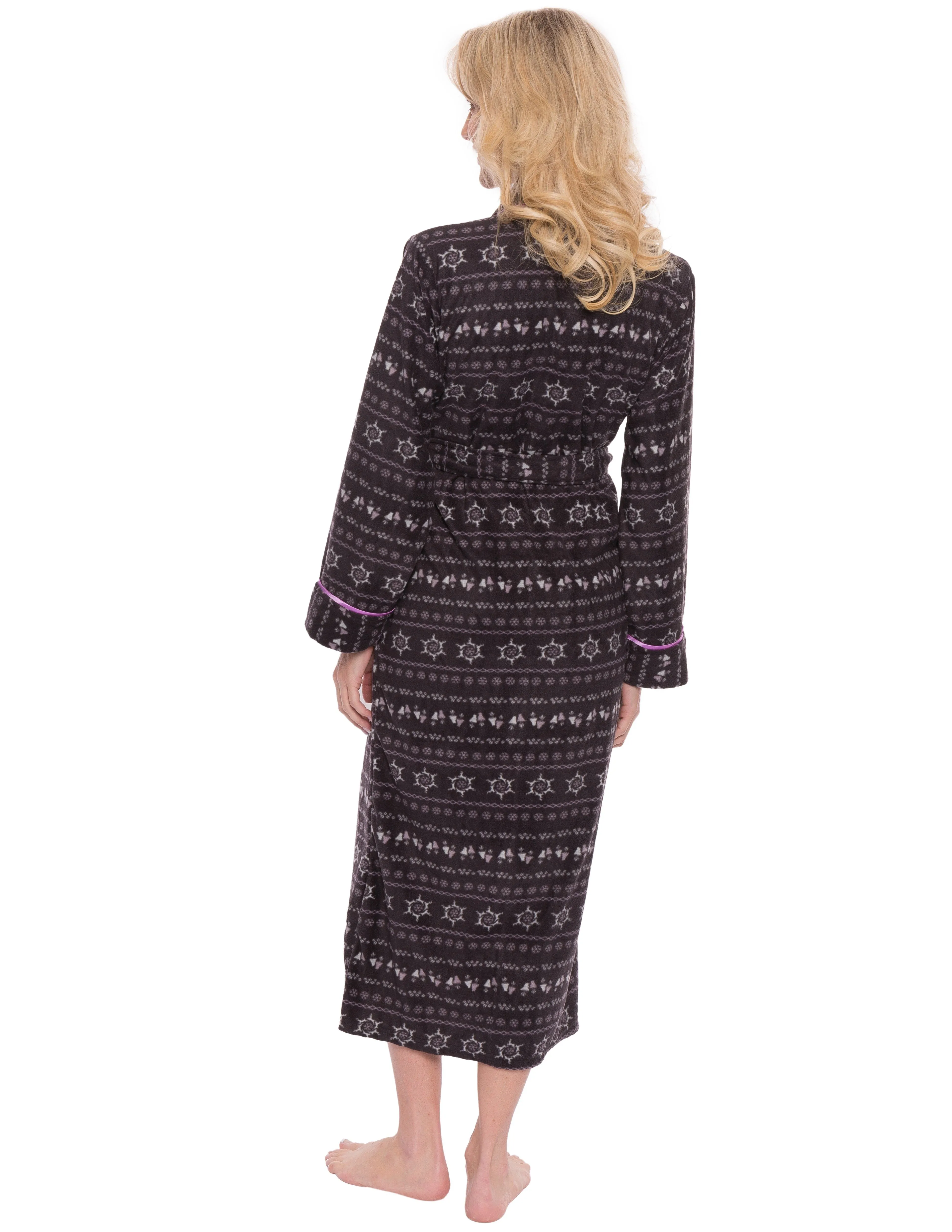 Womens Microfleece Robe