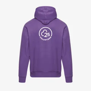 Women's volunteer purple 25 hoodie